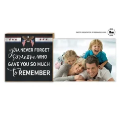 U.S. Veteran Never Forget Floating Picture Frame