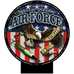 USAF Fighting Eagle 20 x 20 inch Yard Sign