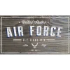 USAF Woodgrain 11 x 20 inch Sign