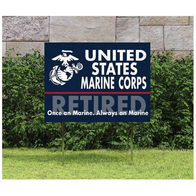 USMC Always A Marine 18 x 24 inch Lawn Sign