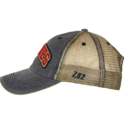 USMC Arched Semper Fi Vintage Trucker Hat - Navy Blue