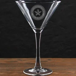 USMC 'Build Your Glass' 10 oz. Martini Glass