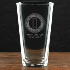 USMC 'Build Your Glass' Personalized 16 oz. Pint Glass