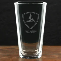 USMC 'Build Your Glass' Personalized 16 oz. Pint Glass