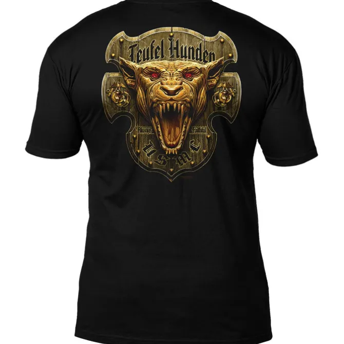 USMC 'Devil Dog - Teufel Hunden' 7.62 Design Battlespace Men's T-Shirt