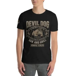 USMC Devil Dog Bar & Grill T-Shirt