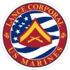 USMC E-3 Lance Corporal 3.5" Decal by 7.62 Design