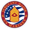 USMC E-9 Sergeant Major 3.5" Decal by 7.62 Design
