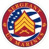 USMC E-5 Sergeant 3.5" Decal by 7.62 Design