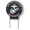 USMC Eagle Globe & Anchor 20 x 20 inch Lawn Sign