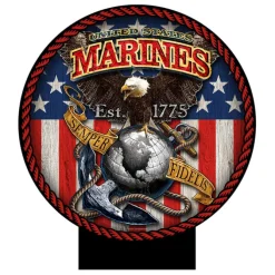 USMC Fighting Eagle 20 x 20 inch Yard Sign