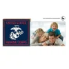 USMC Floating Picture Frame Faux Rusted