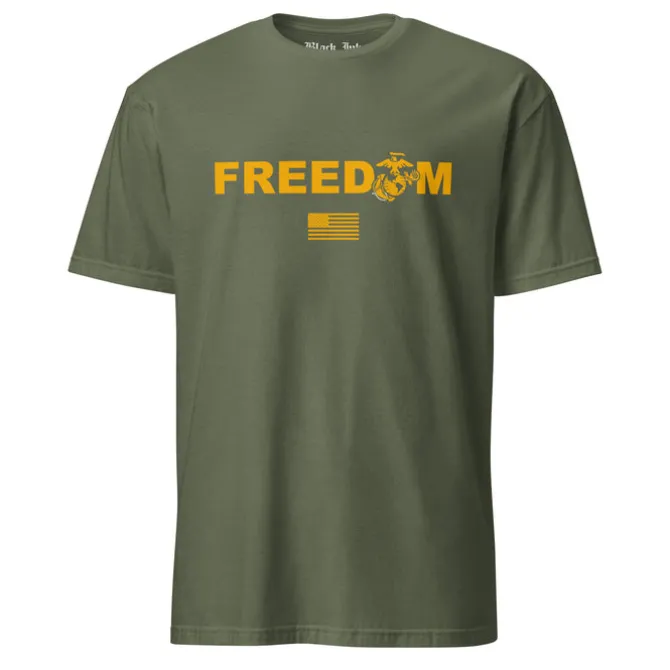 USMC Freedom T-Shirt - United States Marines Freedom Men's USMC T-Shirt