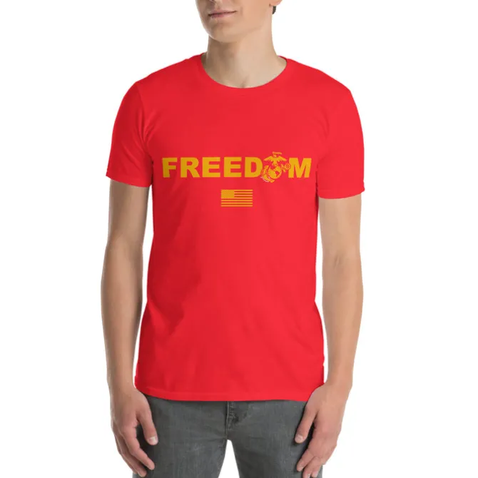 USMC Freedom T-Shirt - United States Marines Freedom Men's USMC T-Shirt