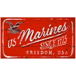 USMC Freedom USA 11 x 20 inch Sign