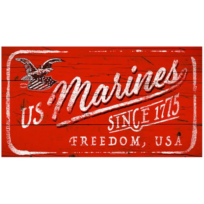 USMC Freedom USA 11 x 20 inch Sign
