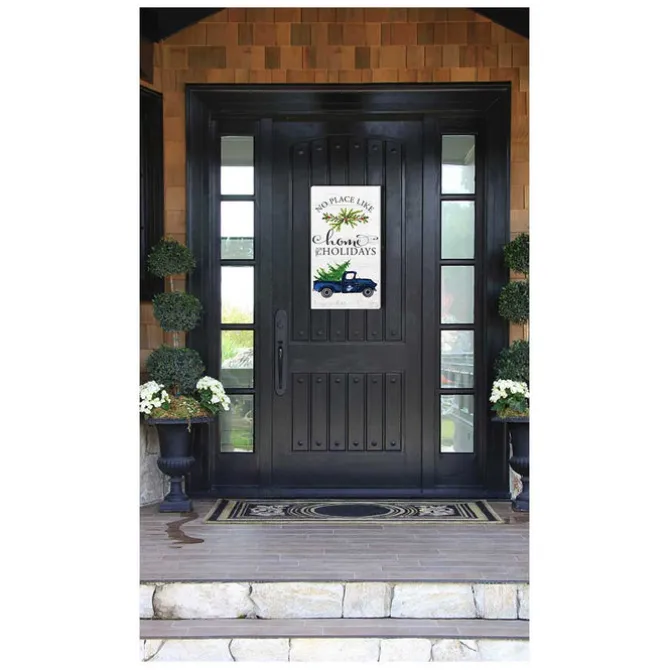 USMC Home for the Holidays 11 x 20 inch PVC Sign- Made In The USA