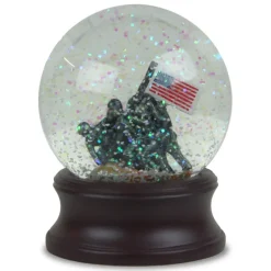 USMC Iwo Jima Mini Snow Globe