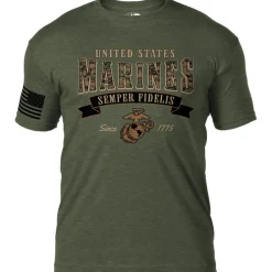 USMC MARPAT Arched Semper Fi 7.62 Design Battlespace Men's T-Shirt