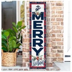 USMC Merry Christmas 11 x 46 inch Indoor Outdoor Sign