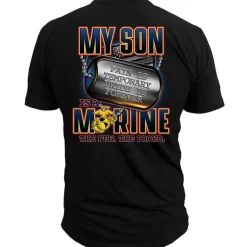USMC My Son is a Marine T-Shirt - United States Marines Corps Men's USMC T-Shirt