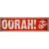 USMC OORAH! 10 x 35 inch Sign