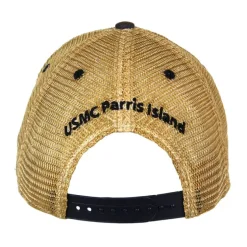 USMC Parris Island 3rd Training Battalion Trucker Cap Vintage Navy