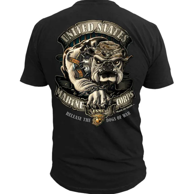 USMC Release the Dogs of War Men's T-Shirt