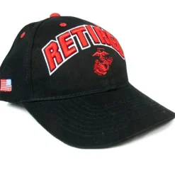 USMC Retired Embroidered Marine Corps Cap