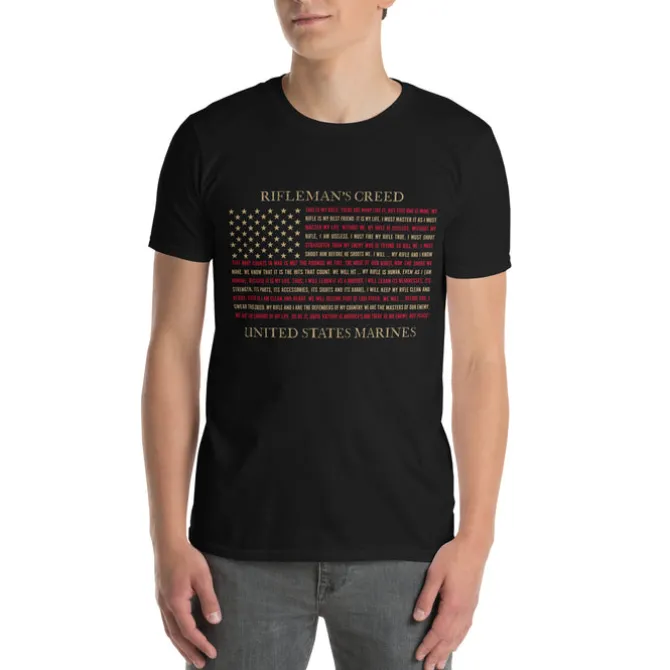 USMC Rifleman's Creed Flag T-Shirt