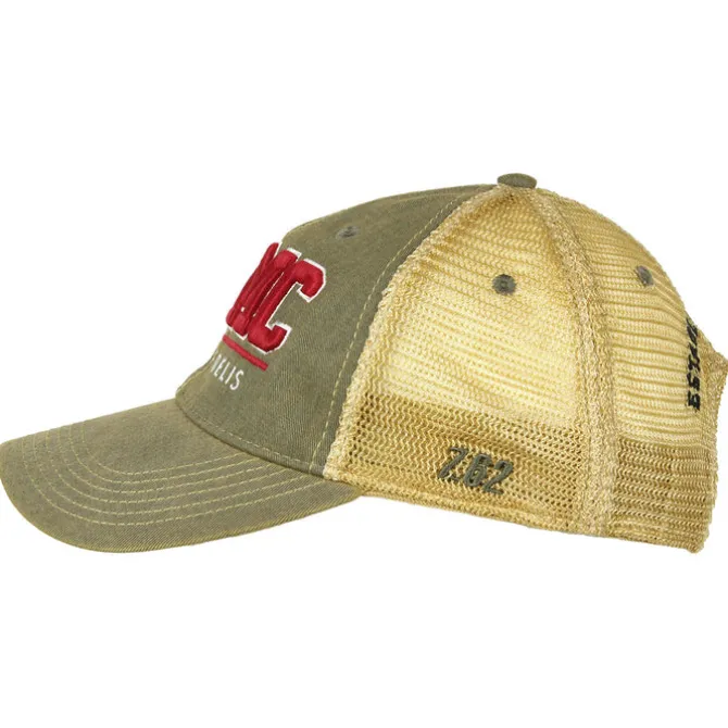 USMC 'Semper Fidelis' Vintage Trucker Hat - Grey