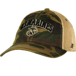 USMC Stretch Fit Camo Trucker Cap