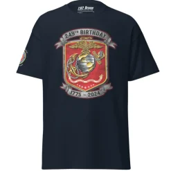 USMC 249th Birthday Shield Men's Tee
