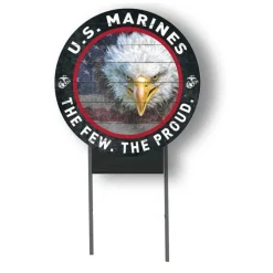 USMC The Few The Proud 20 x 20 inch Lawn Sign