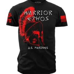 USMC T-Shirt - US Marines Warrior Ethos - Men's Marines T-Shirt