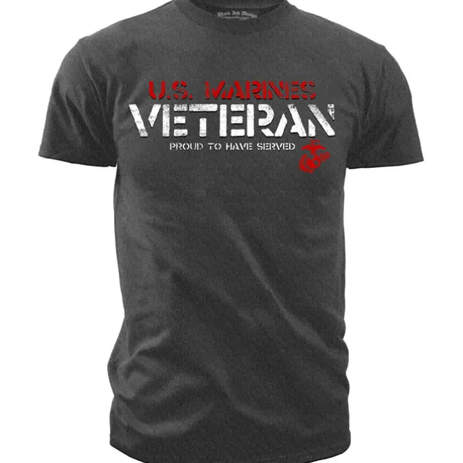 USMC T-Shirt - Veteran - Proud to have Served - Men's Marine T-Shirt