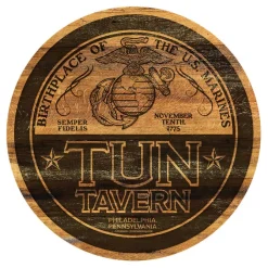 USMC Tun Tavern 20 inch Round Sign