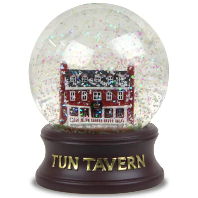 USMC Tun Tavern Mini Snow Globe