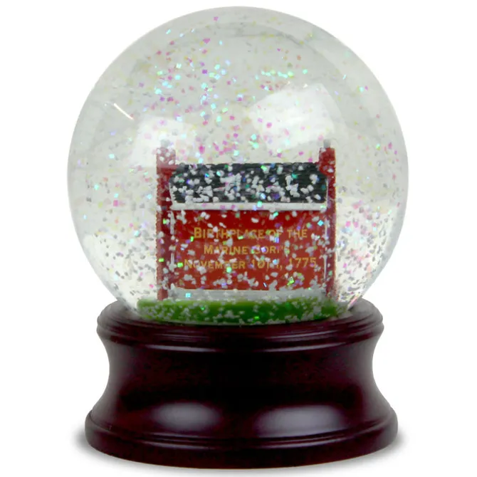 USMC Tun Tavern Mini Snow Globe