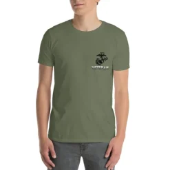 USMC- Veteran Flag - T-Shirt