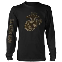 USMC Vintage EGA 7.62 Design Men's Long Sleeve T-Shirt