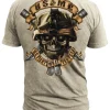 USMC We Fight What You Fear Men's T-Shirt Tan