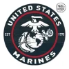 USMC Weathered EGA 20 x 20 inch PVC Sign - Made In The USA