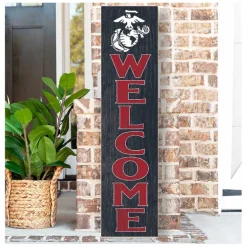 USMC Welcome 11 x 46 inch Indoor Outdoor Sign