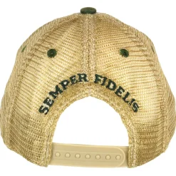 USMC Woodland MARPAT Flag Vintage Trucker Hat