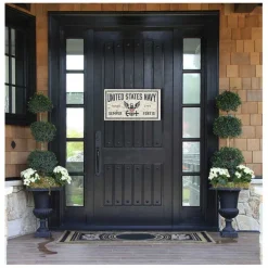 USN Chipped 11 x 20 inch Sign