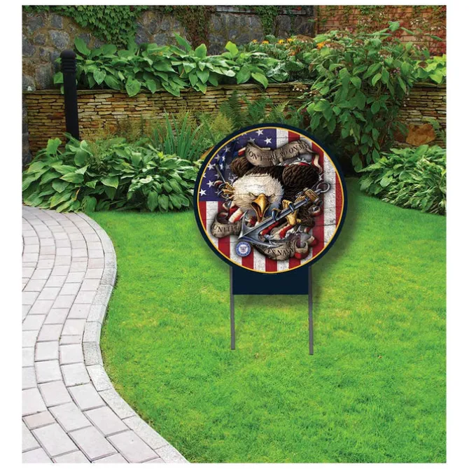 USN Eagle 20 x 20 inch Yard Sign