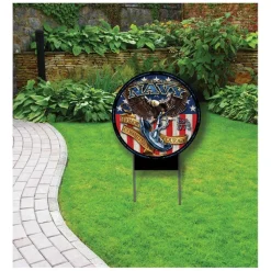 USN Fighting Eagle 20 x 20 inch Yard Sign