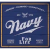 USN For Life 12 x 13 inch Wall Sign