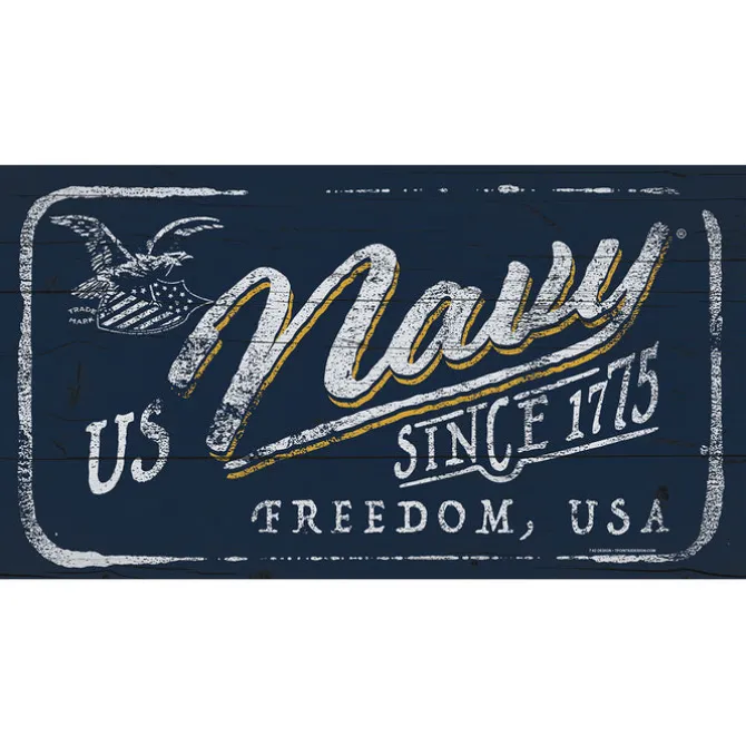 USN Freedom USA 11 x 20 inch Sign
